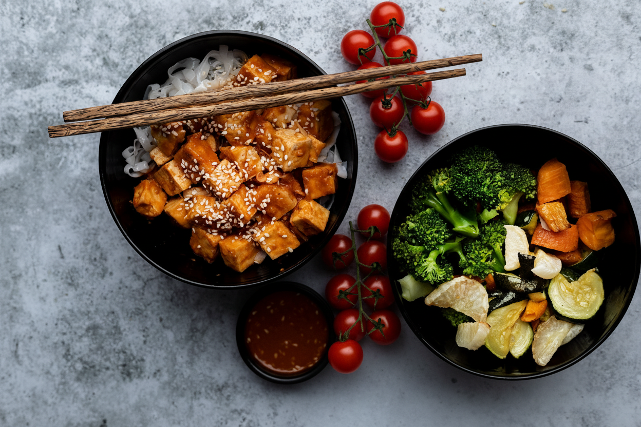 TOFU & CHICKPEA COCONUT CURRY