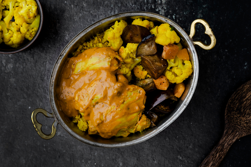 SHREDDED CHICKEN COCONUT CURRY