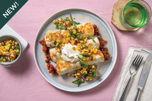 BEEF ENCHILADA CASSEROLE